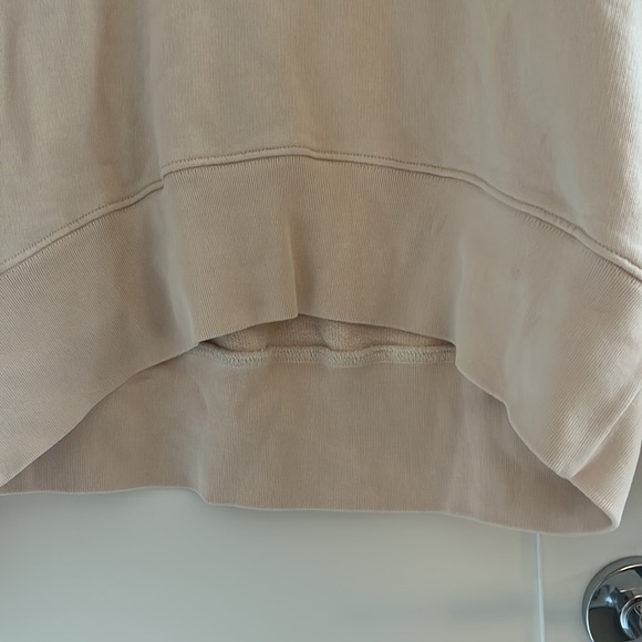 Zara cropped blush light pink sweatshirt - Picture 6 of 7